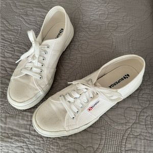 Superga Cotu Classic 2750 sz eu 40 / us 9 white canvas sneakers